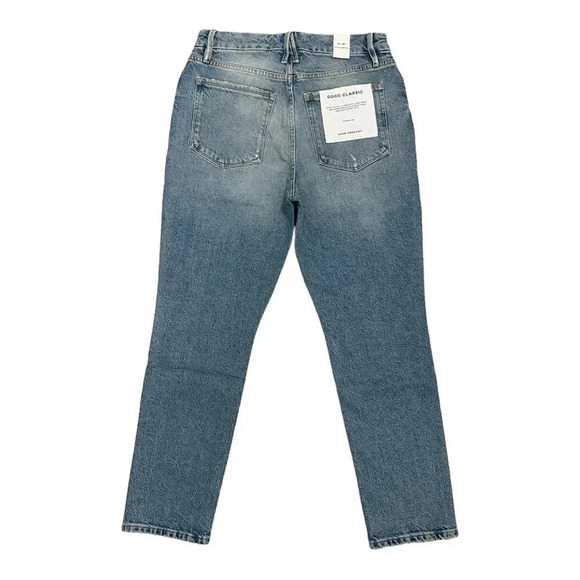 Good American Good Classic Distressed
Straight Leg High Rise Jeans Size 4/27
NEW - Picture 3 of 11